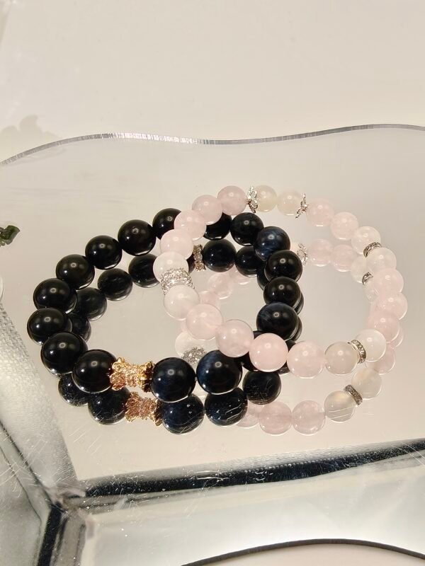 White Moonlight Crystal Bracelet - Image 2