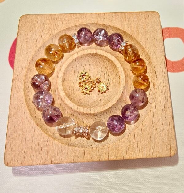 Purple Ace Crystal Bracelet - Image 2