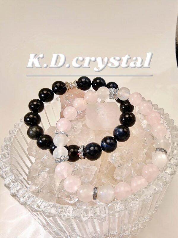 White Moonlight Crystal Bracelet - Image 3