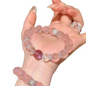 Ice powder crystal bracelet
