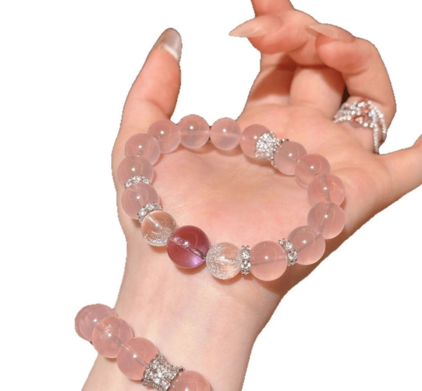 Ice powder crystal bracelet