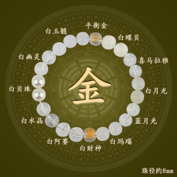 Five element crystal bracelet - Image 2